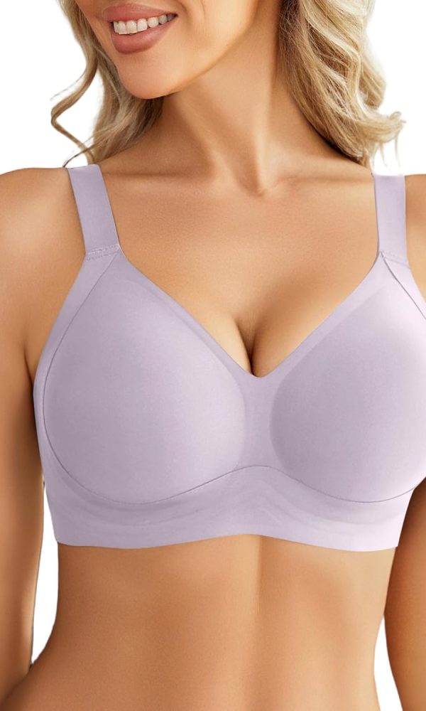Women Seamless Bra No Underwire Push Up Bras Soft Wireless  Full Coverage Everyday Bra