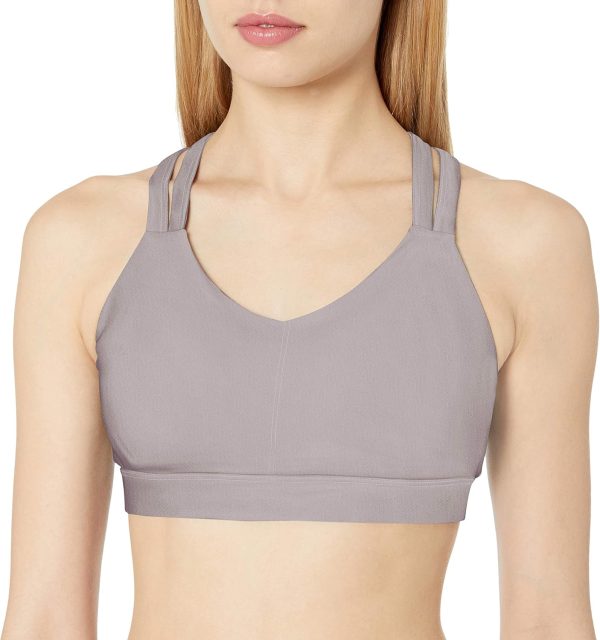 Womens Medium Support Compression Strappy Back Cami Bra