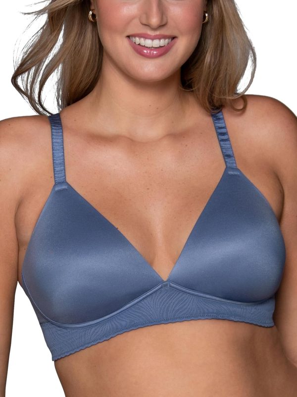 Women Effortless Wireless Bra, Buttery Soft Fabric & Lightweight Memory Foam Cups up to DD